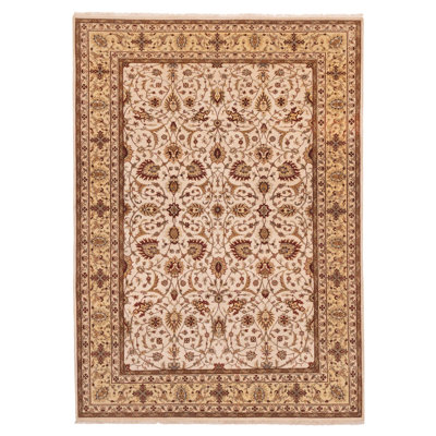 Mirzapur Ivory Rug 5'6" x 7'9"