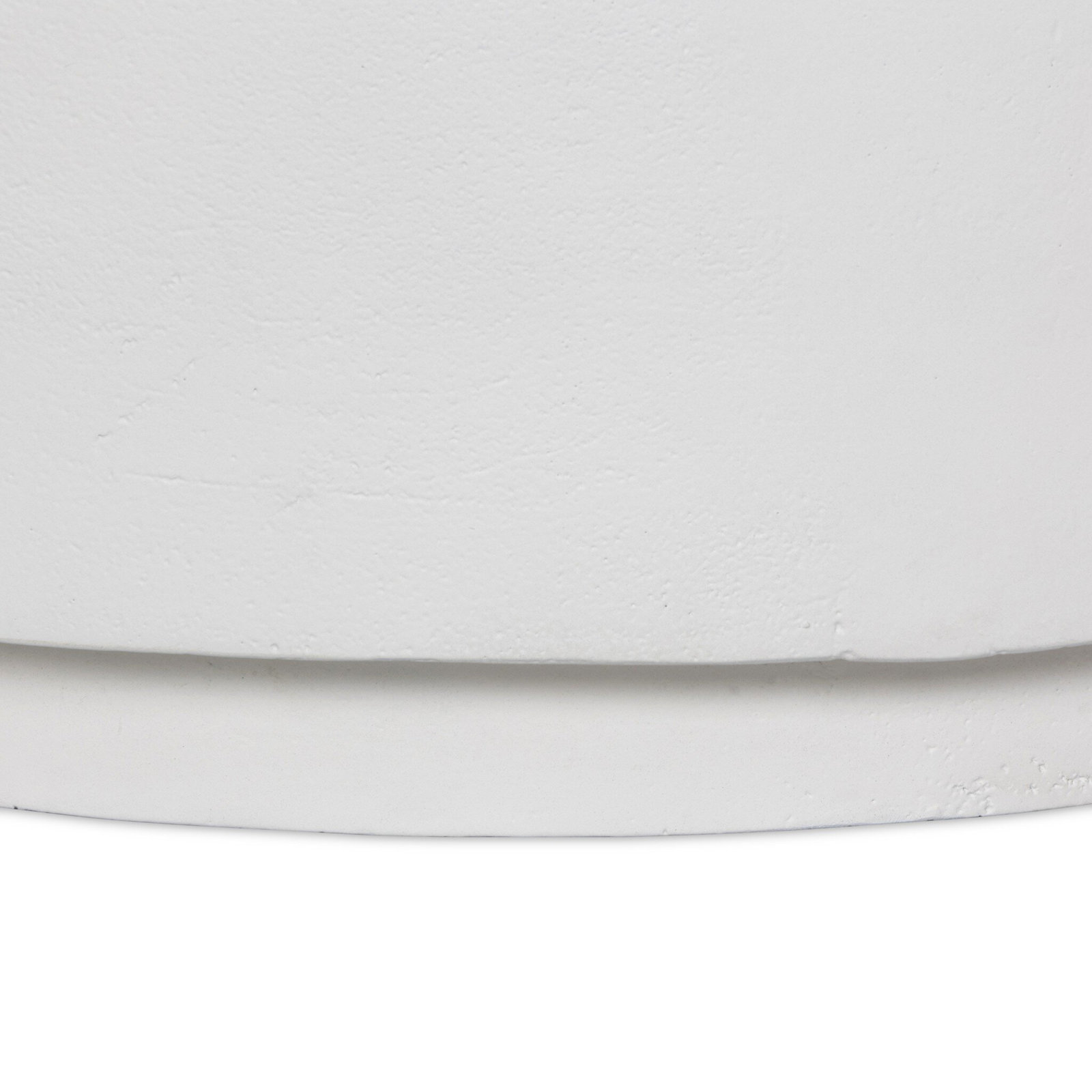 Dev 35.5'' Aluminum Outdoor Coffee Table, Matte White, Matte White
