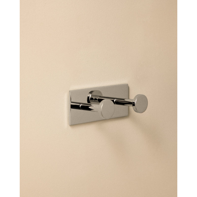 Square Towel Hook made of Durable Brass, Chrome