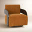 Fauteuil d'appoint pivotant Saffi