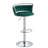 Ginko Modern Swivel Bar Stool with Backrest, Adjustable Height Kitchen Island Stool with Upholstered Seat and Footrest,-93498216-90489189