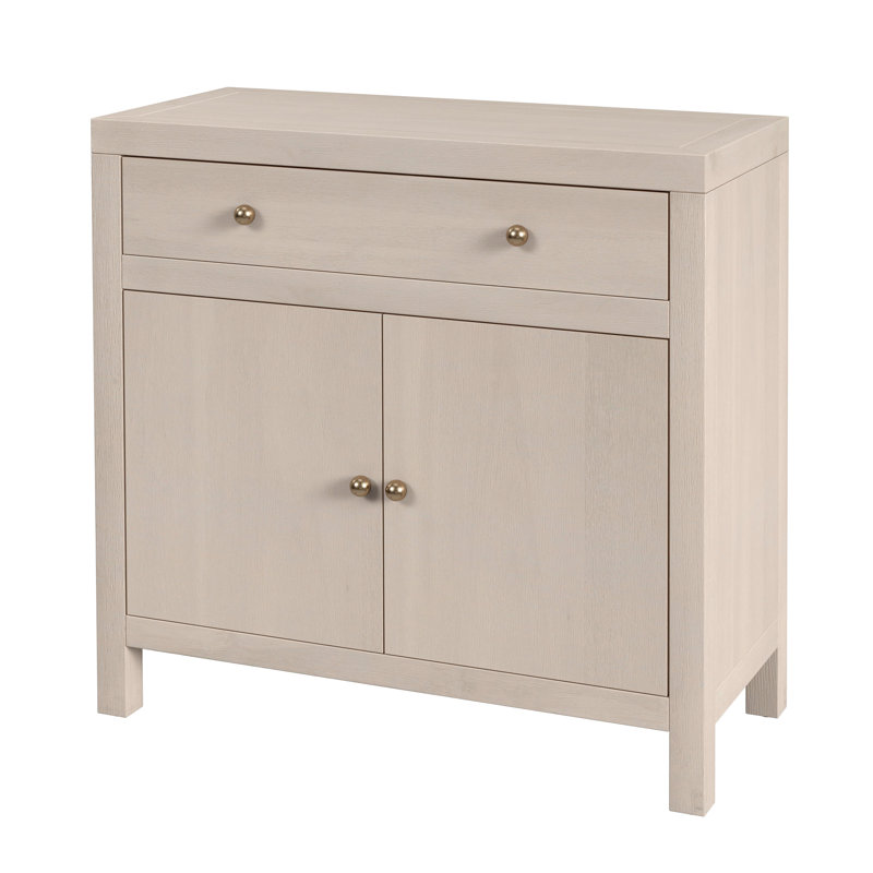 Nora 54 in. W Wood 1 Drawer 2 Door Accent Storage Cabinet, Antique Taupe