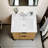 APRESSHUI 19.7'' Ceramic Rectangular Bathroom Sink with Overflow-98471662