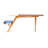 Agnes Modular Solid Wood and Plastic / Acrylic Solid Wood and Plastic / Acrylic Writing Desk
