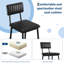 Upholstered Counter Stool with Metal Frame-2135915201