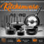 SereneLife 6 pte Ensemble de casseroles antiadhésives en aluminium avec couvercle-66897856