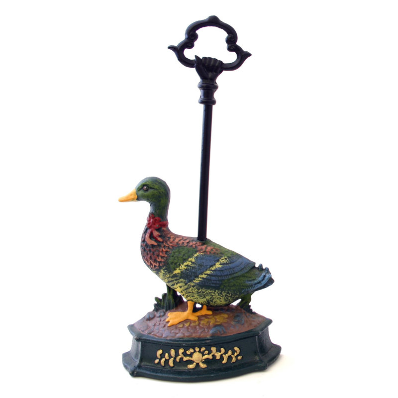 Fazeley Duck with Handle Iron Door Stop