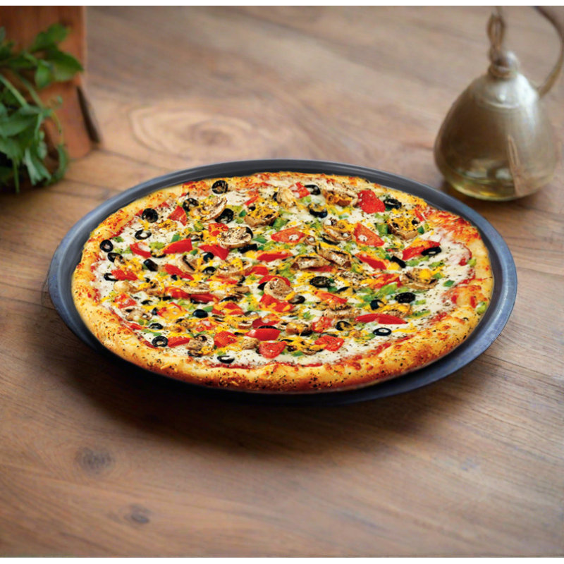Cuisinox 13" Non-Stick Carbon Steel Perforated Pizza Pan