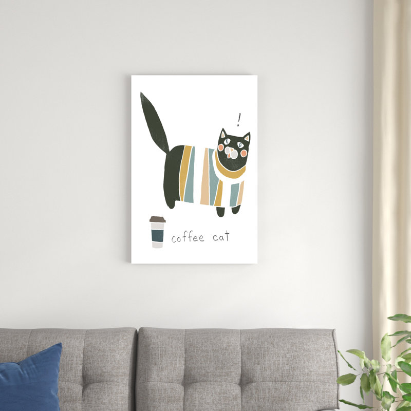 Coffee Cats III, H 30 po x l 20 po
