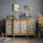 Brown Solid Wood Shoe Cabinet
