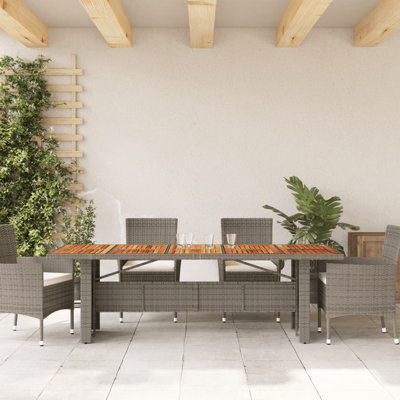 Beauton Rectangular Outdoor Dining Table , 240cm cm W 90cm cm D