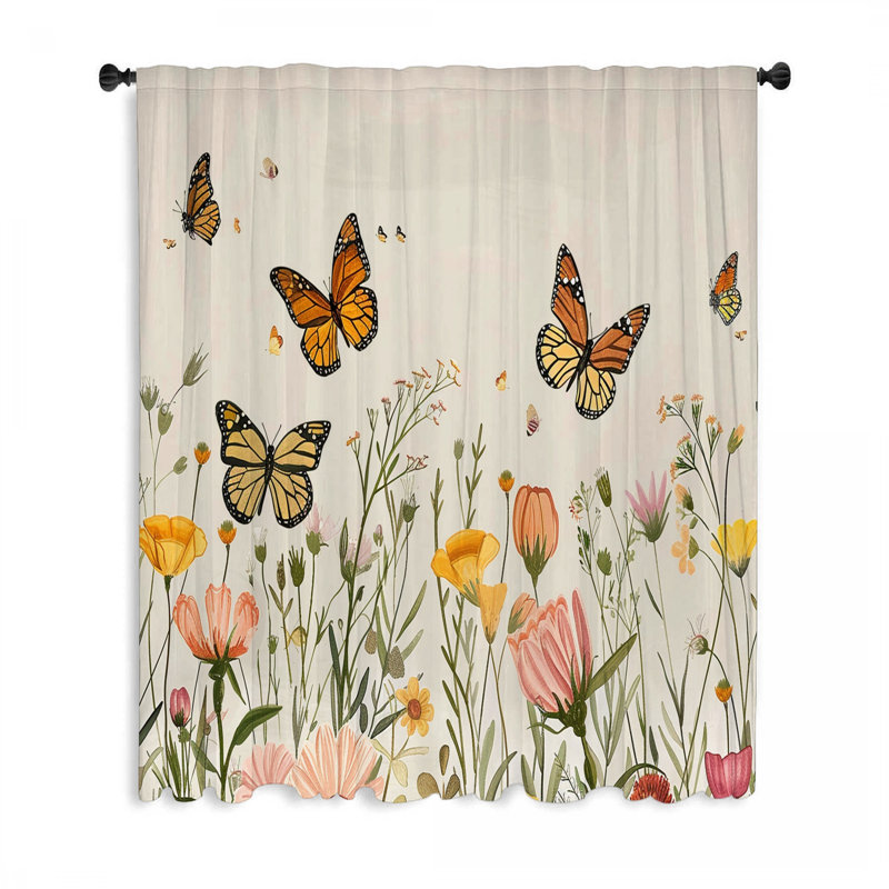 Rideau transparent Mehreen, L 50 po x L 96 po