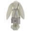 Figurine de lapin 14,5 pouces beige et crème debout