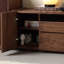 Meuble télé de style américain avec rangement rétro-107264249