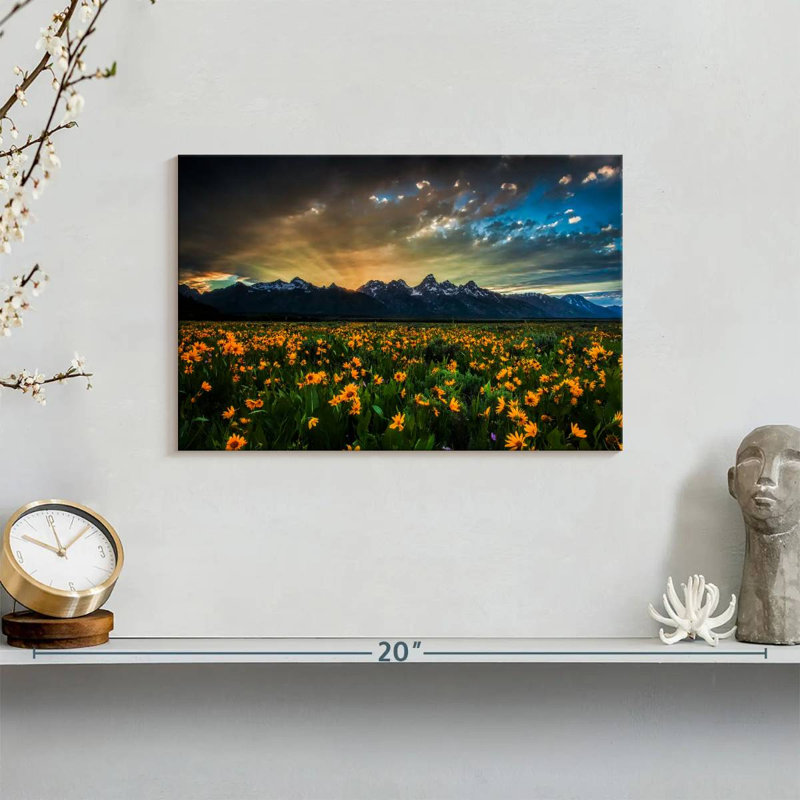 Rayons de soleil Alvord Grand Teton, H 8 po x l 12 po