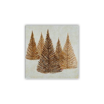Nature Inspired "Dawnlit Forest" Canvas Wall Art By Karen Biery