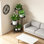 Support à plantes à 4 niveaux pour l'intérieur et l'extérieur, support à fleurs en métal, grand support à plantes asymétrique pour patio, balcon, porche, fabrication robuste en fer, antirouille