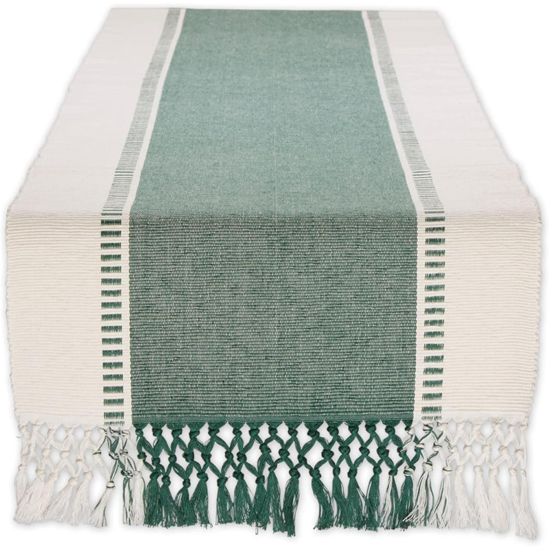 Chemin de table Kizer, 72 po x 13 po, Vert