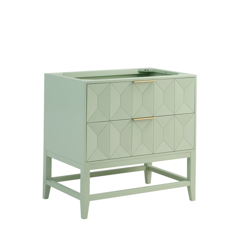 Emmeline 36'' W Single Vanity, 8" Widespread, Pistachio, Tajnar Eclos