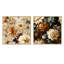 Rustic Brocade Elegance Victorian Motif III - Ensemble de 2 collages carrés floraux-101851613-101851615