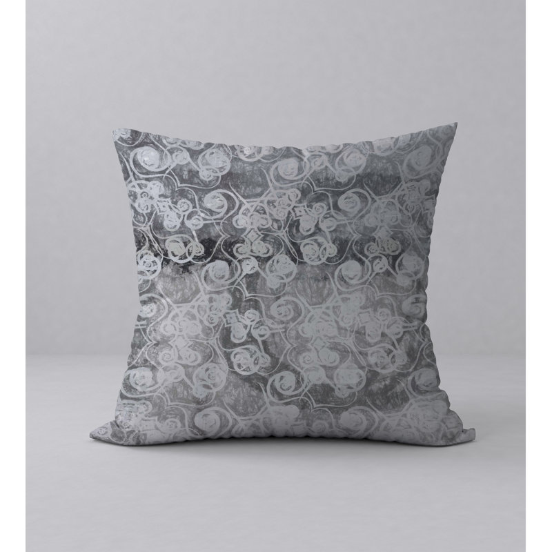 Housse de coussin carrée étincelante Coy, 18 po x 18 po