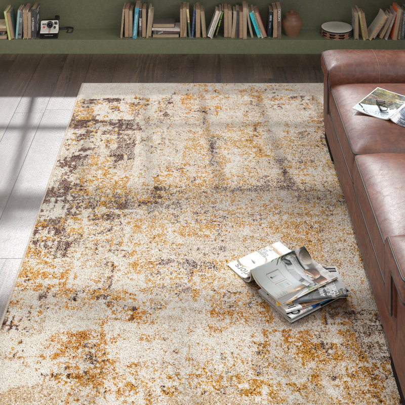 Almodovar Abstract Indoor Rug, Rectangle 6'7" x 9'