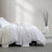 Calvin Klein Washed Texture Solid Cotton Duvet Cover Set-93507460-93507459