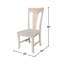Chaise d'appoint à dossier en lattes-232158347