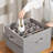 8 Pair Fabric Shoe Storage Box with Lid-1335435862