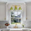 21" Modern Bathroom Vanity Light With Green Petal Glass Shades-898368472-899511063