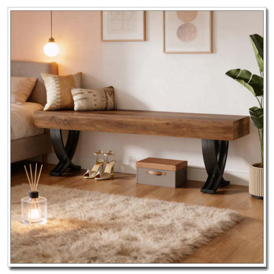 Plant Bench,Stylish End of Bed Stool