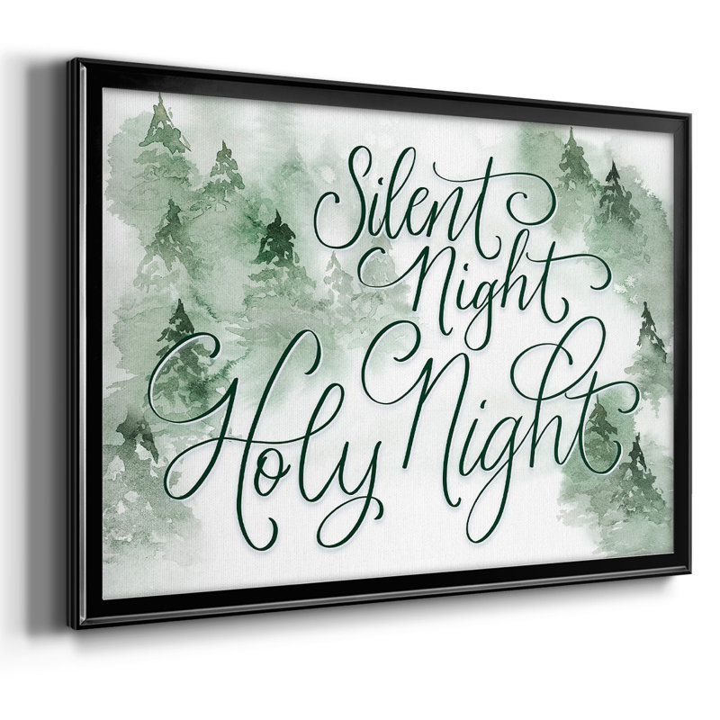 Sainte nuit - Reproduction de photo sur toile, Noir, H 18 po x l 26 po x P 1,5 po