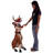 Santa's Red-Nosed Christmas Reindeer Statue
