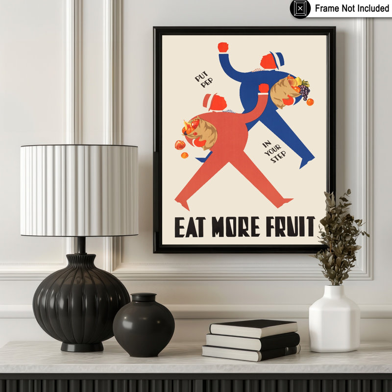 Eat More Fruit No1, Sans cadre, Affiche, H 24 po x l 32 po