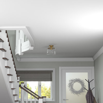 Tatum Glass Semi Flush Mount