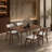 29.5" H 5-Piece Wood Dining Table Set-351535163-344990258