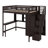 Loft Bed With Bookshelf,Drawers,Desk,And Wardrobe-122428037