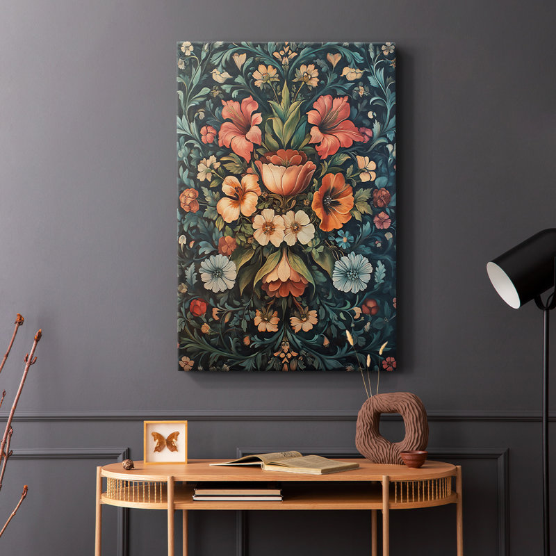 Collection sur toile de la meilleure qualité de la série III de William Morris - Prêt à accrocher, H 48 po x l 32 po