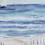 «Beach Front» - ensemble de 4 impressions sur toile encadrées