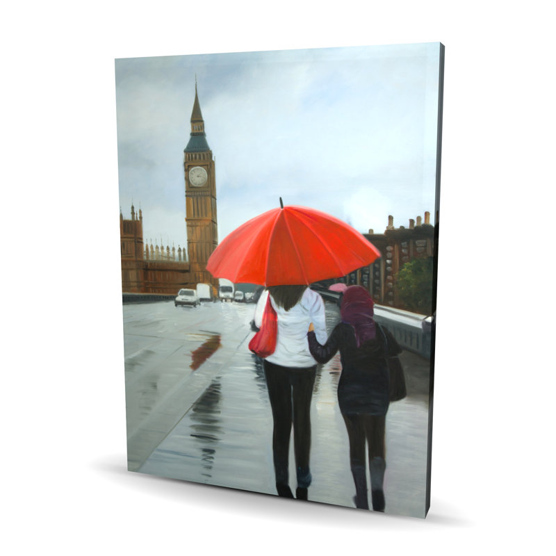 British Under Umbrella - Big Ben Canvas for Home Decor