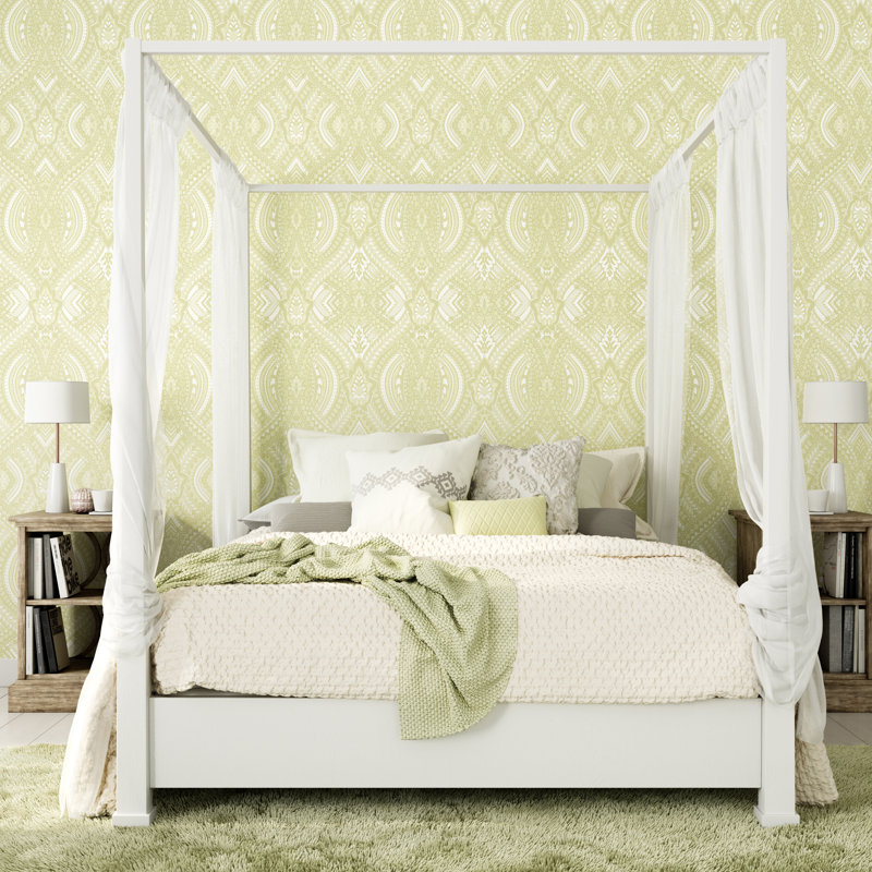 10m x 50cm Matte Wallpaper Roll, Green