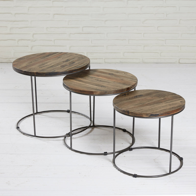 Ferris Frame Nesting Tables, Brown
