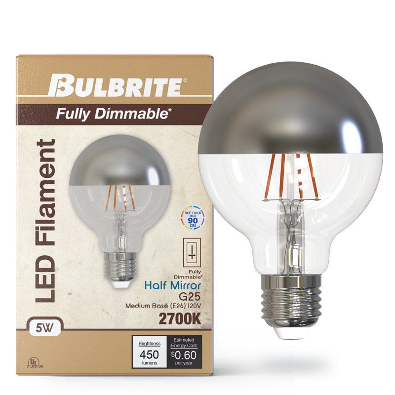 5 W G25 E26/Medium (Standard) Dimmable 2700 K LED Bulb