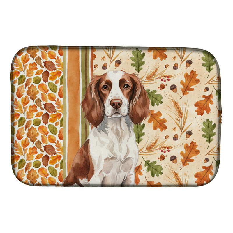 Tapis de séchage d'automne «Springer Spaniel»