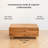 Aarah Solid Wood Lift Top Extendable Coffee Table with Storage-807324677