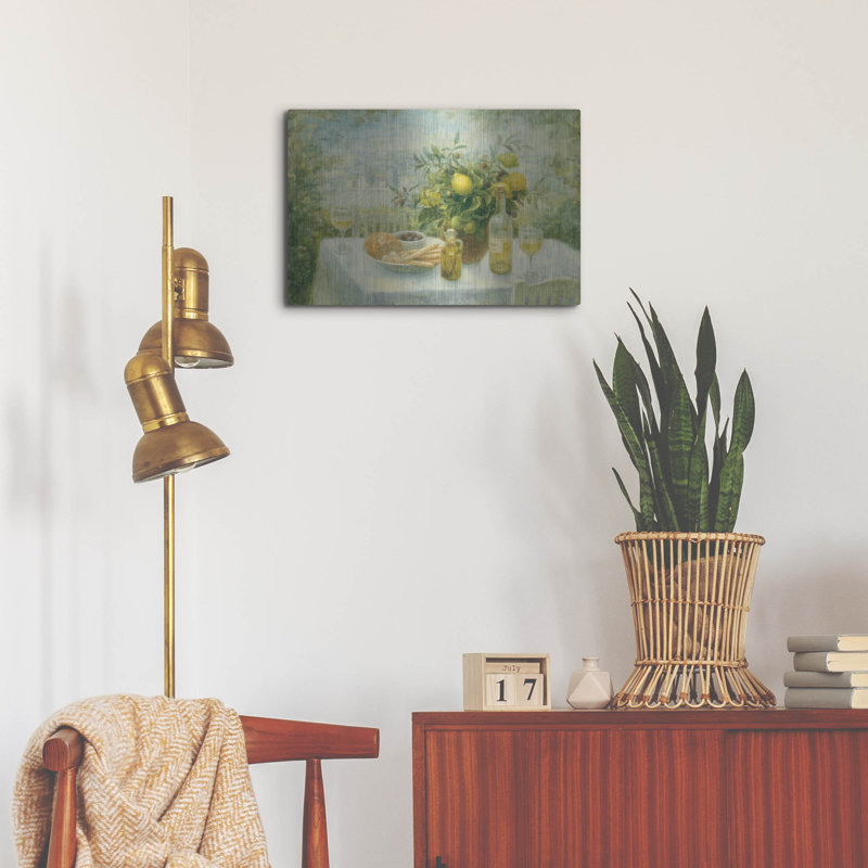 «Tuscan Table» par Danhui Nai, art mural en métal