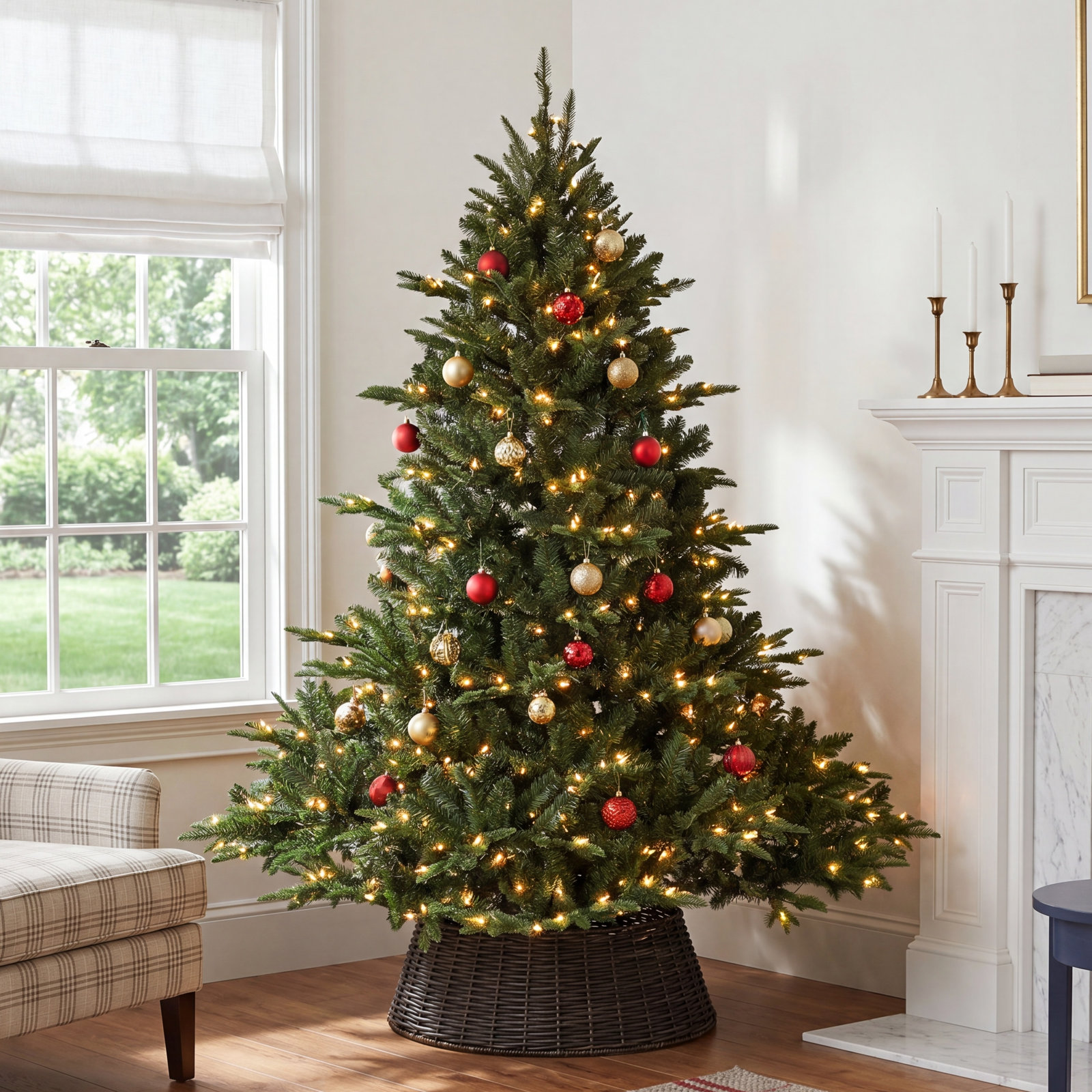 Pre-Lit Christmas Tree, 8'