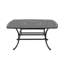 Ensemble de salle à manger en aluminium 7 pièces avec 6 chaises berçantes pivotantes-553509277