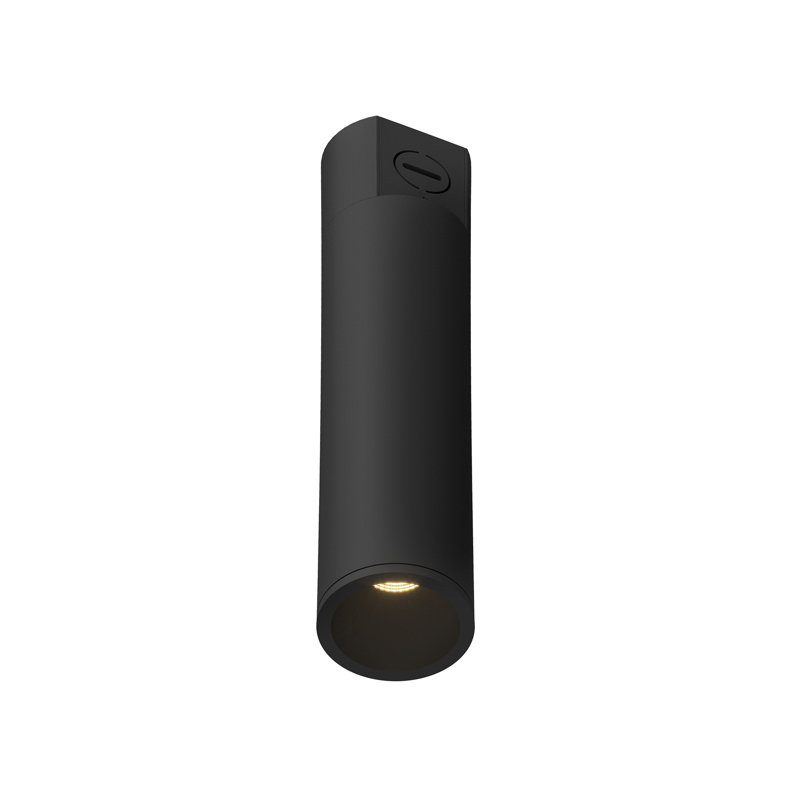 Lorna 1 - Light LED Flush Mount, 10" H x 2.25" W x 2.25" D, Black, 10 W