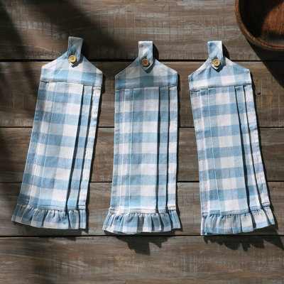 Serviette de cuisine à carreaux Annie Buffalo